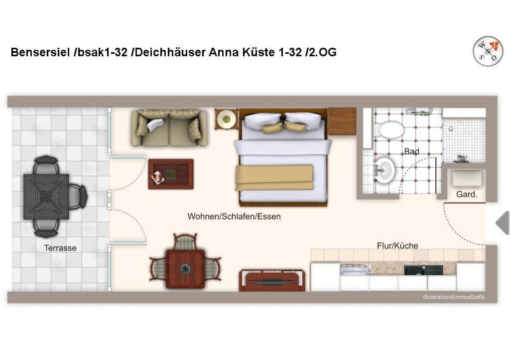 Deichhaeuser Anna Kueste Deichhaeuser Anna Kueste 1-32 เบนซาซิเออ ภายนอก รูปภาพ